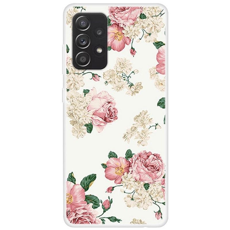 Skal För Samsung Galaxy A33 5G Blommor