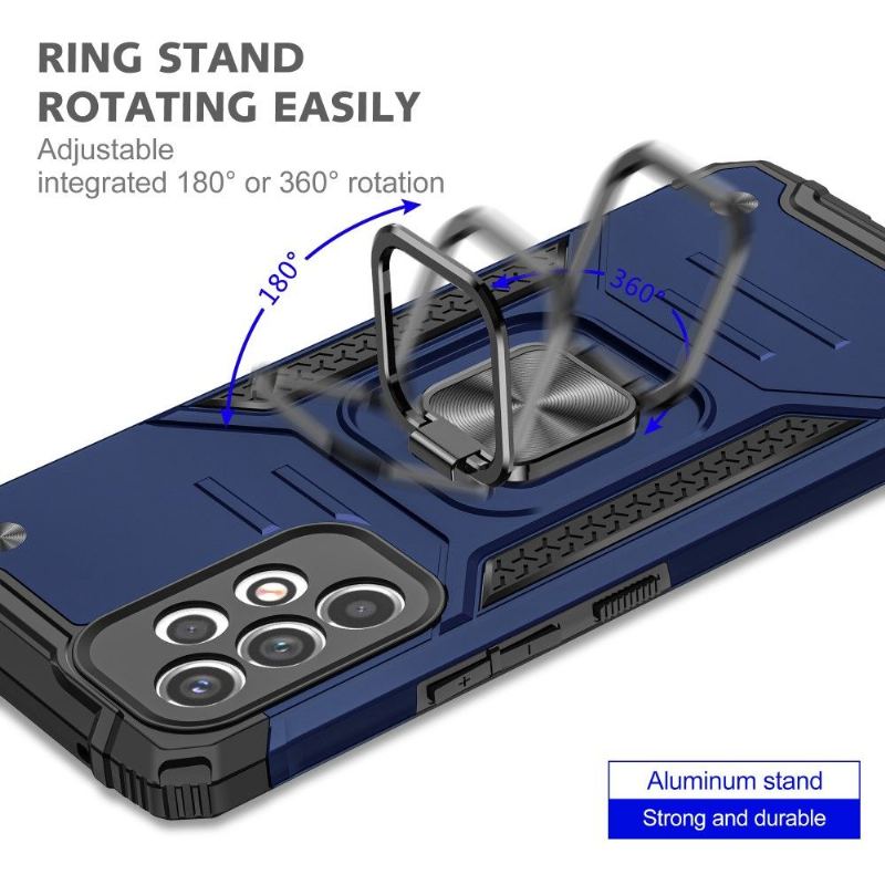 Skal För Samsung Galaxy A33 5G Hemming Heavy Duty Med Roterande Ring