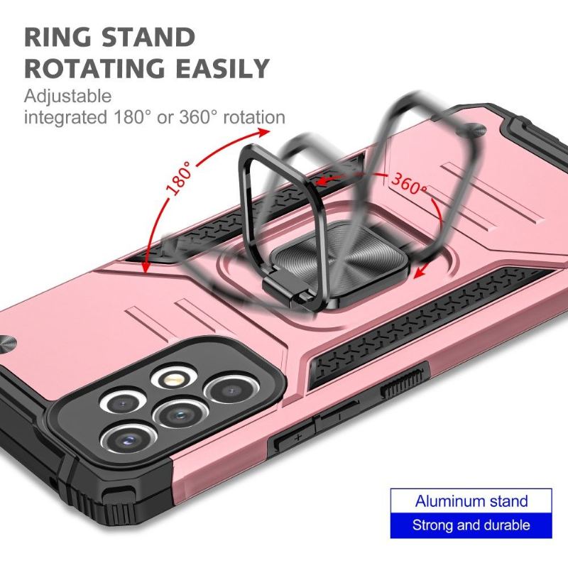 Skal För Samsung Galaxy A33 5G Hemming Heavy Duty Med Roterande Ring