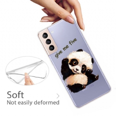 Skal För Samsung Galaxy S22 5G Hemming Panda"ge Mig Fem"