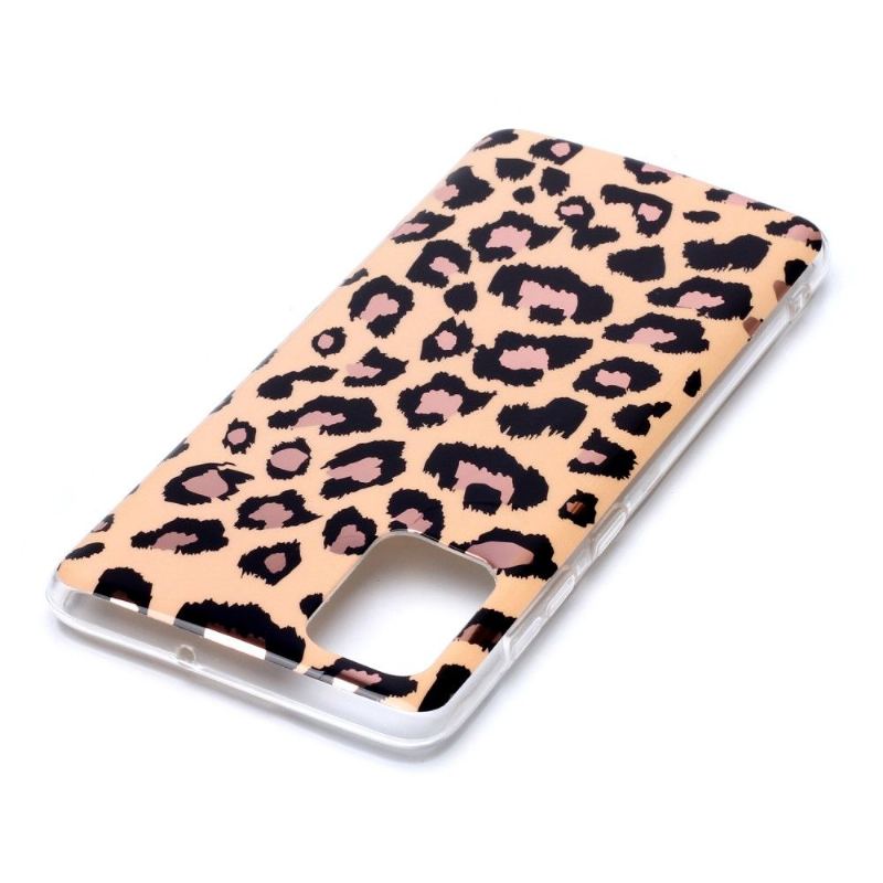 Mobilskal För Samsung Galaxy A71 I Gel Leopard