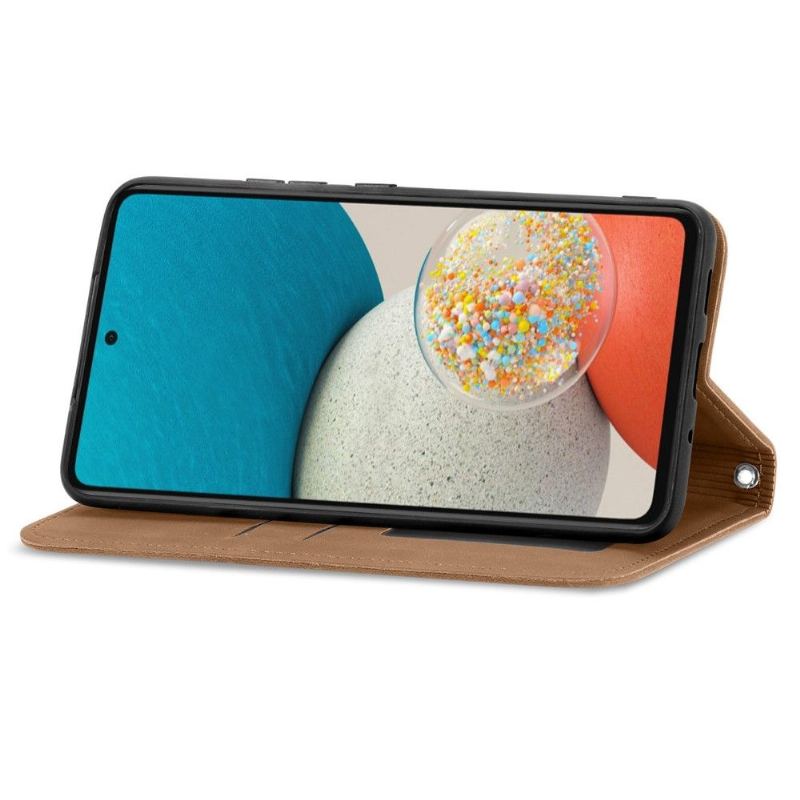 Folio-fodral För Samsung Galaxy A53 5G Fallskydd Business Retro