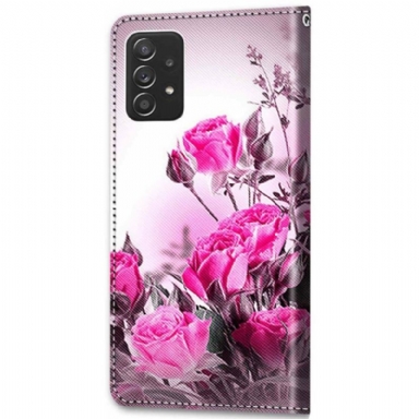 Folio-fodral För Samsung Galaxy A53 5G Fallskydd Rosa