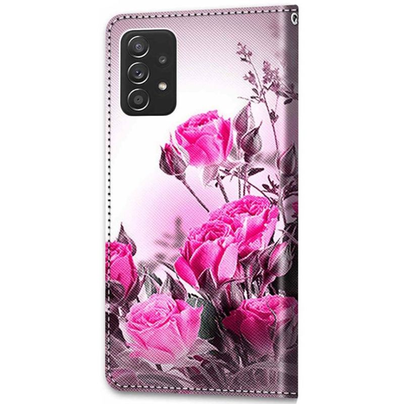 Folio-fodral För Samsung Galaxy A53 5G Fallskydd Rosa