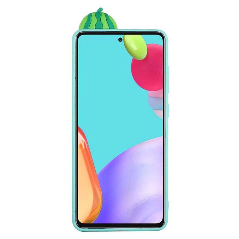 Mobilskal För Samsung Galaxy A53 5G Silikon Vattenmelon 3d