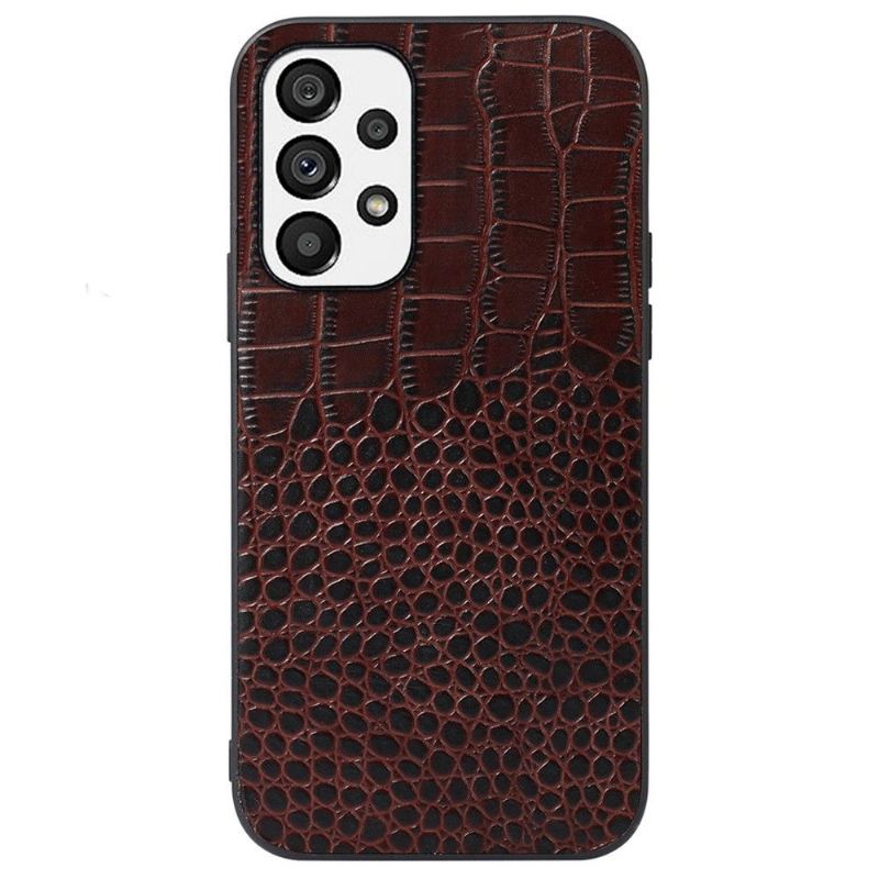 Skal För Samsung Galaxy A53 5G Bedrijf Colette Croc Effect Läder