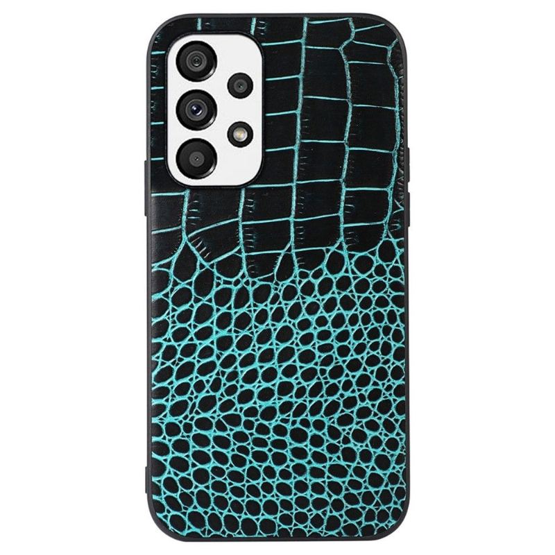 Skal För Samsung Galaxy A53 5G Bedrijf Colette Croc Effect Läder