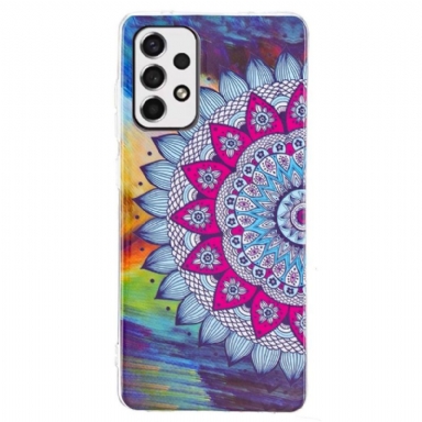 Skal För Samsung Galaxy A53 5G Lysande Färgglad Mandala