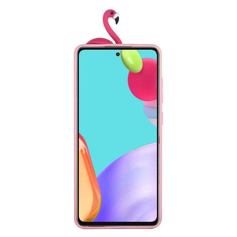 Skal För Samsung Galaxy A53 5G Silikon Flamingo 3d