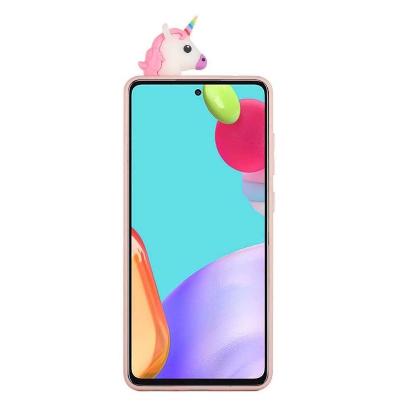 Skal För Samsung Galaxy A53 5G Silikon Unicorn 3d