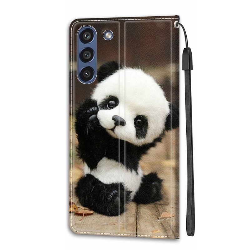 Fodral För Samsung Galaxy S21 FE Lilla Panda