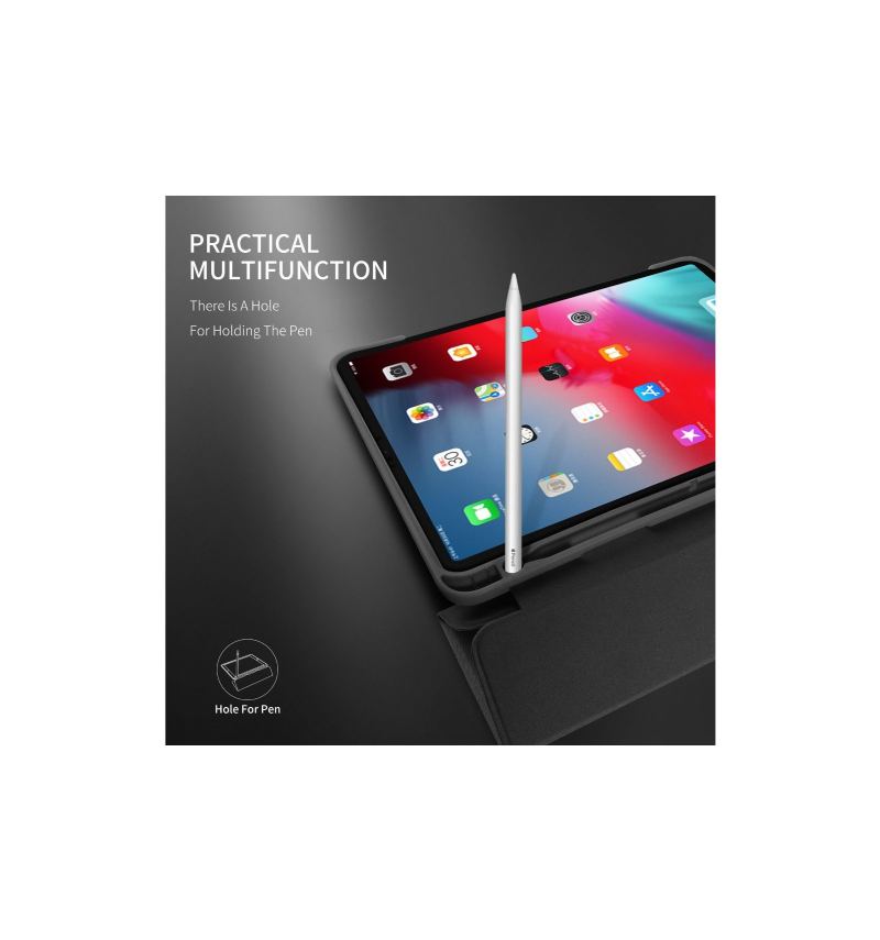 iPad Pro 11" 2018 - Canvas Effect Premium-Fodral - Svart