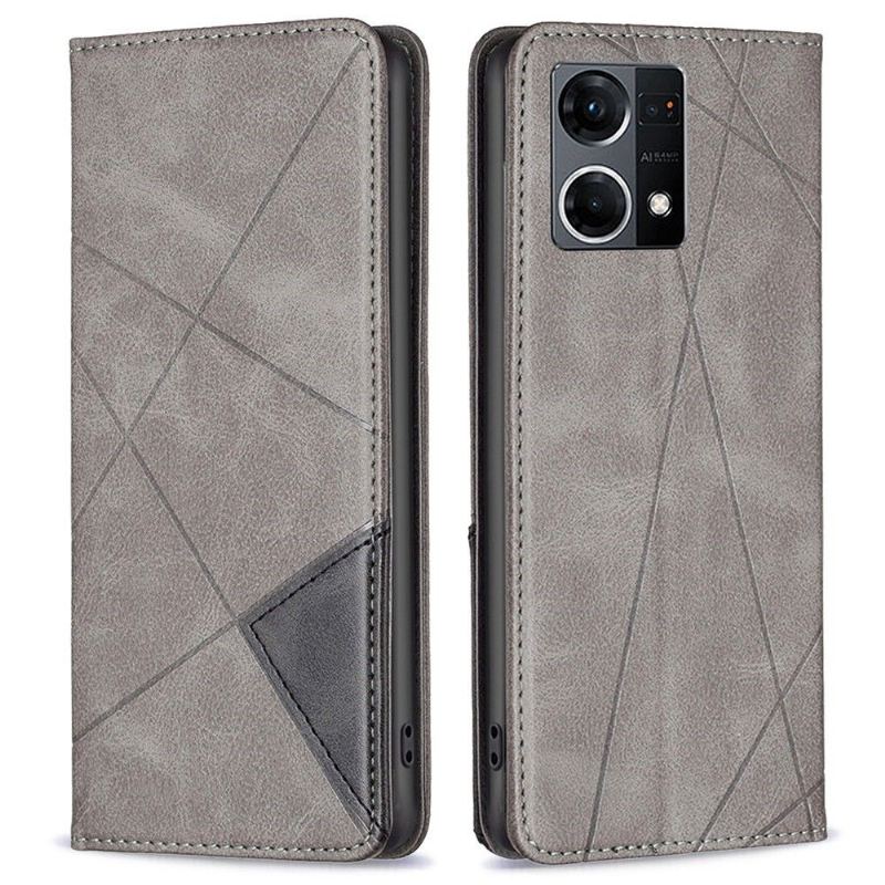 Fodral För Oppo Reno 7 Hemming Binfen Style Leather Series-1