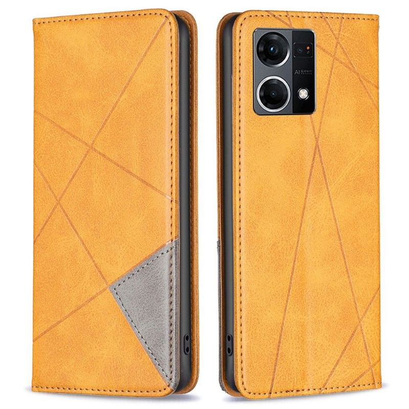 Fodral För Oppo Reno 7 Hemming Binfen Style Leather Series-1