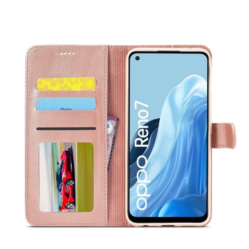 Fodral För Oppo Reno 7 Lädereffekt Lc.imeeke