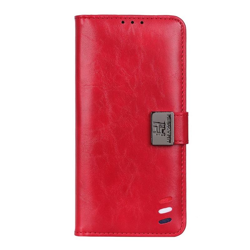 Fodral För Xiaomi Mi 10T Lite Bedrijf Stödfunktion För Melody Leather Effect