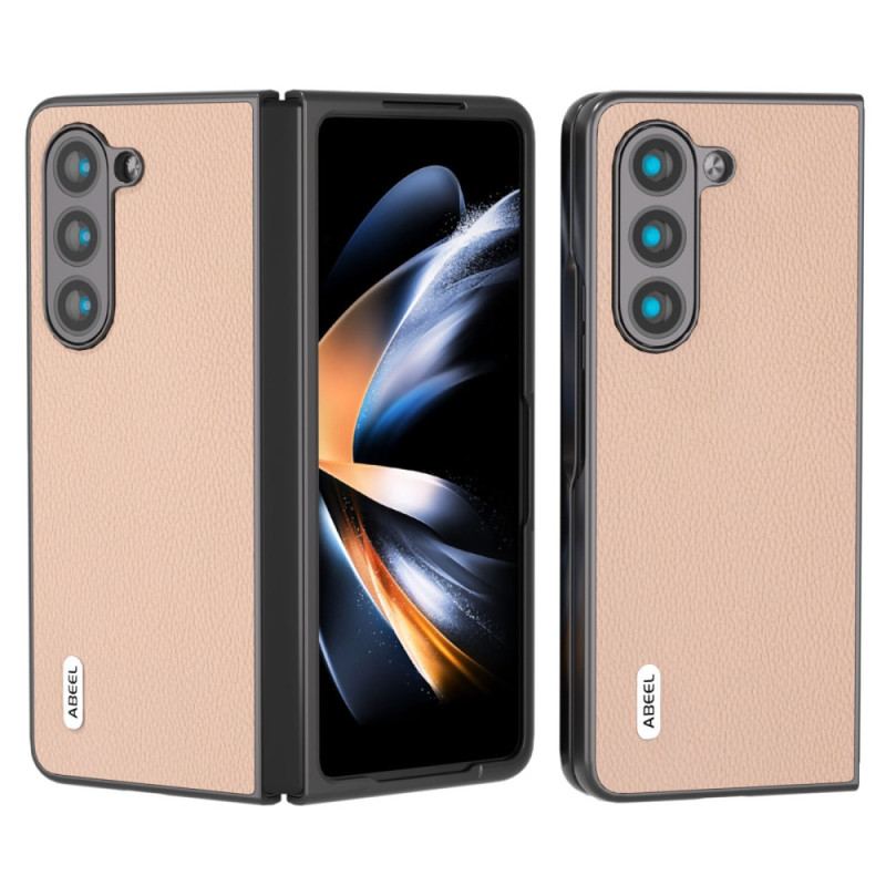 Skal Samsung Galaxy Z Fold 6 Litchi Konstläder Abeel