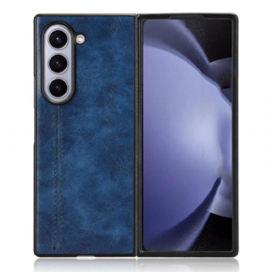 Skal Samsung Galaxy Z Fold 6 Telefonfodral Skinnsimitation