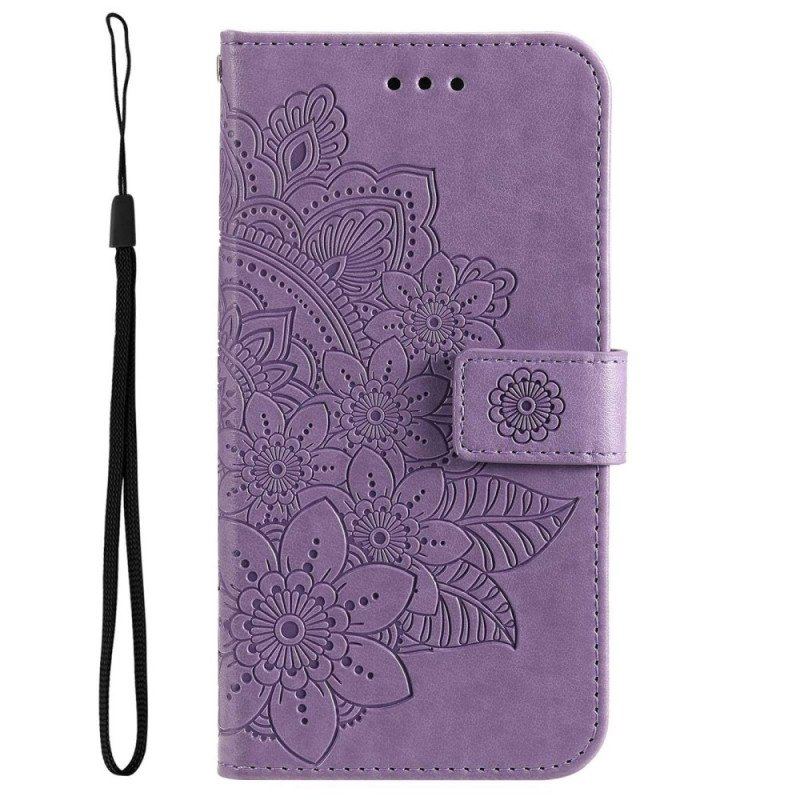 Fodral Samsung Galaxy S23 5G Med Kedjar Strappy Mandala