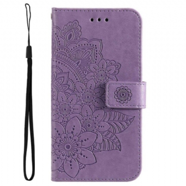 Fodral Samsung Galaxy S23 5G Med Kedjar Strappy Mandala