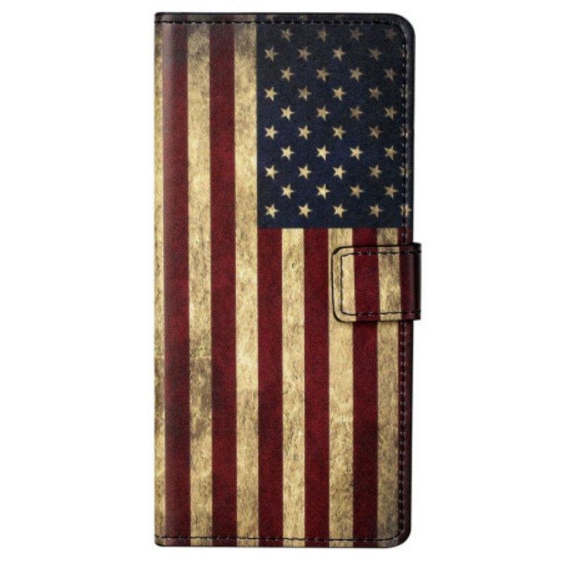 Fodral Samsung Galaxy S23 5G Vintage Amerikanska Flaggan