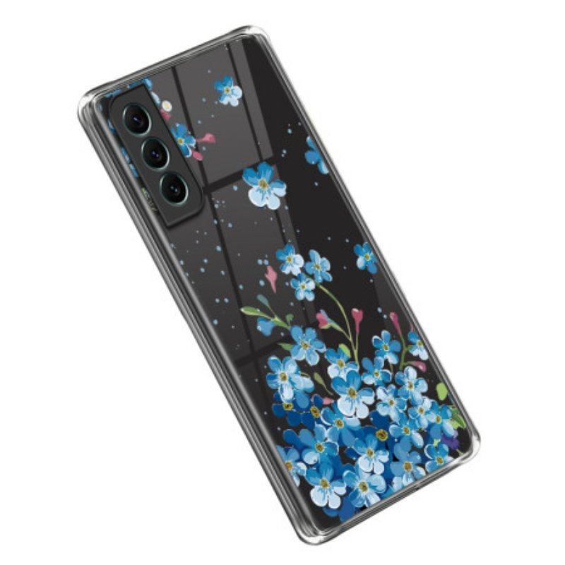 Skal Samsung Galaxy S23 5G Blå Blommor