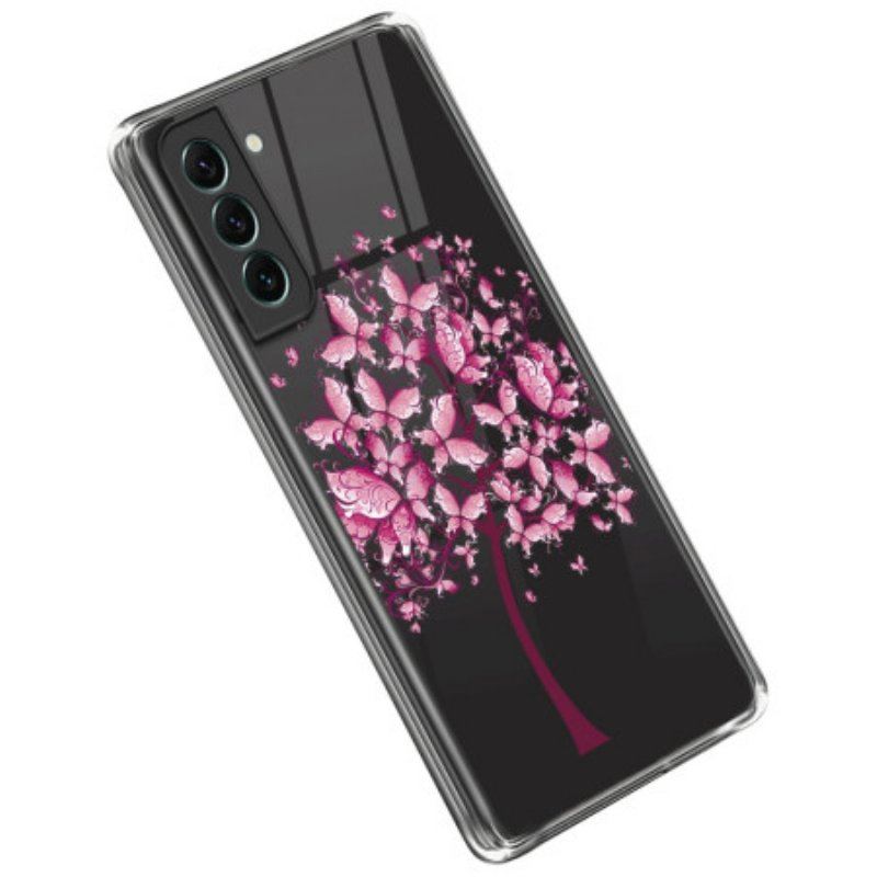 Skal Samsung Galaxy S23 5G Sömlös Rosa Träd