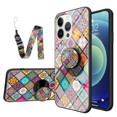 Mobilskal iPhone 15 Pro Patchwork