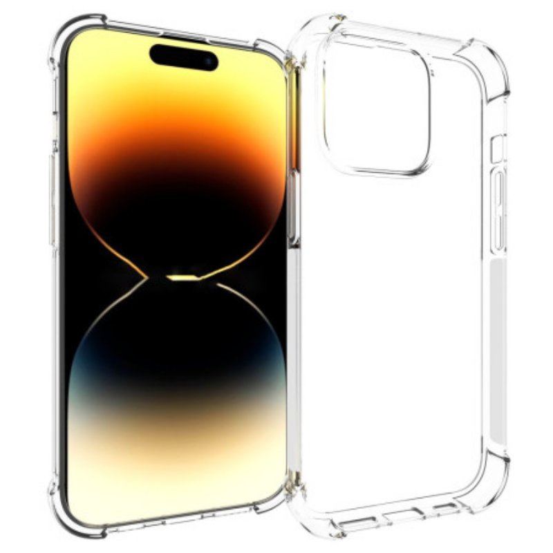 Mobilskal iPhone 15 Pro Transparent Med Förstärkta Hörn