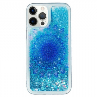 Skal iPhone 15 Pro Mandala Glitter