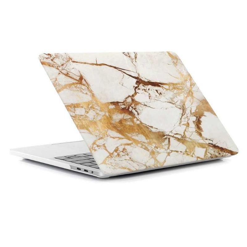 Macbook Pro 15 Fodral / Marble Touch Bar - Guld