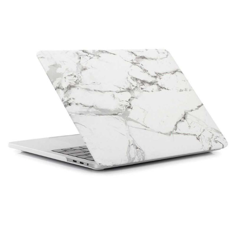 Macbook Pro 15 Fodral / Marble Touch Bar - Vit