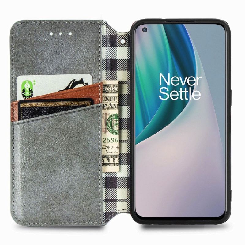 Fodral För OnePlus Nord N10 Kub Design Korthållare