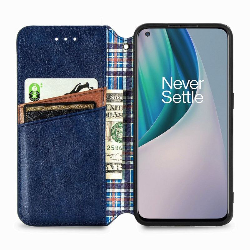 Fodral För OnePlus Nord N10 Kub Design Korthållare