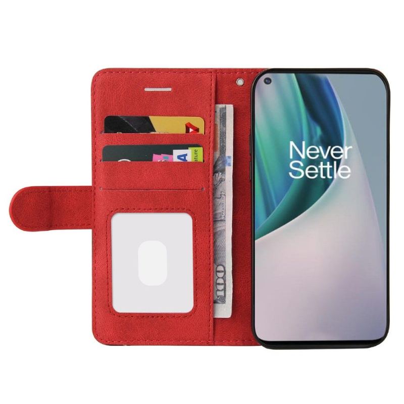 Folio-fodral För OnePlus Nord N10 Bicolor Konstnärlig