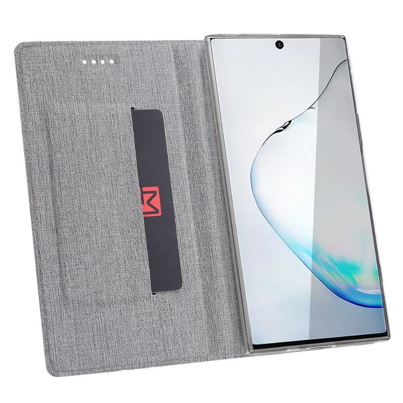 Fodral För Samsung Galaxy Note 10+ / Note 10+ 5G Hemming Hängslen Med Stödfunktion