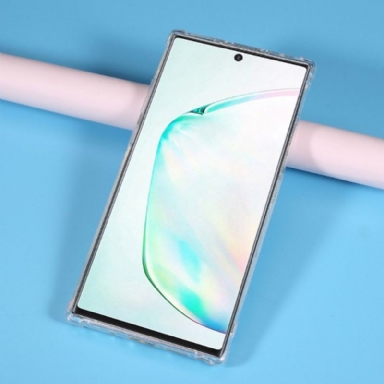 Skal För Samsung Galaxy Note 10+ / Note 10+ 5G Hemming Klar Korthållare