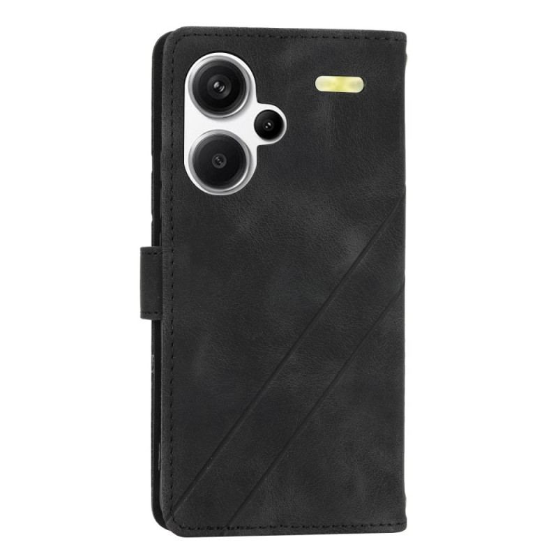 Fodral Xiaomi Redmi Note 13 Pro Plus 5g Strap Lines Dekoration