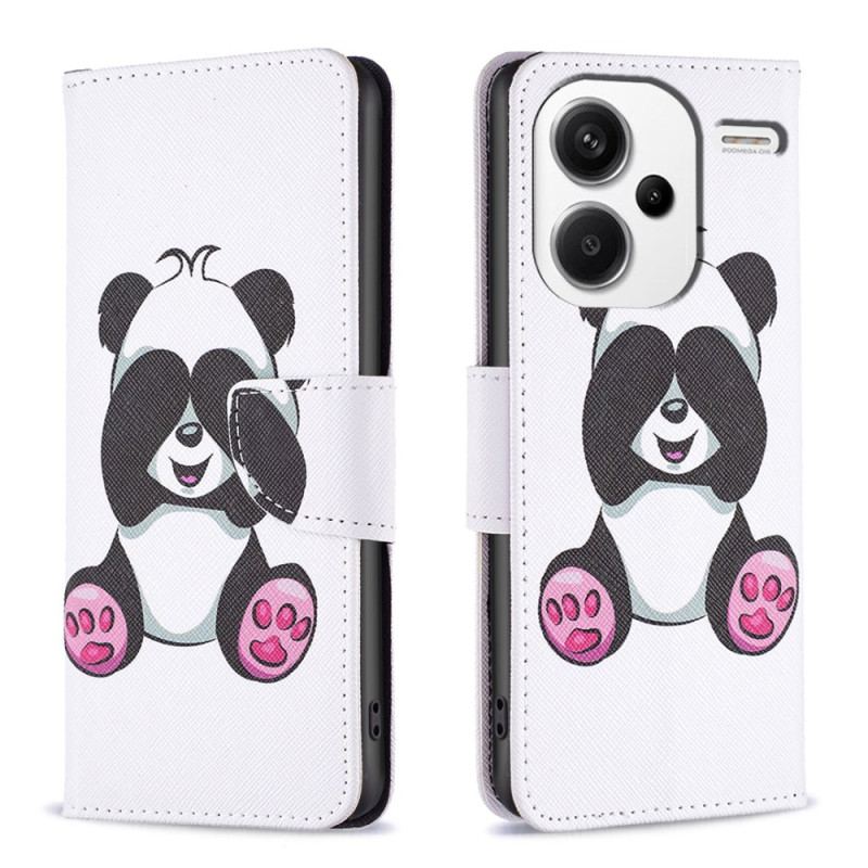 Läderfodral Xiaomi Redmi Note 13 Pro Plus 5g Telefonfodral Panda