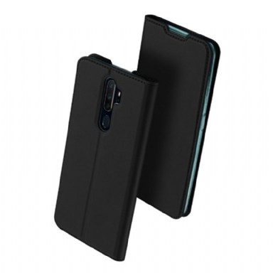 Folio-fodral För Oppo A9 2020 Satinbeläggning