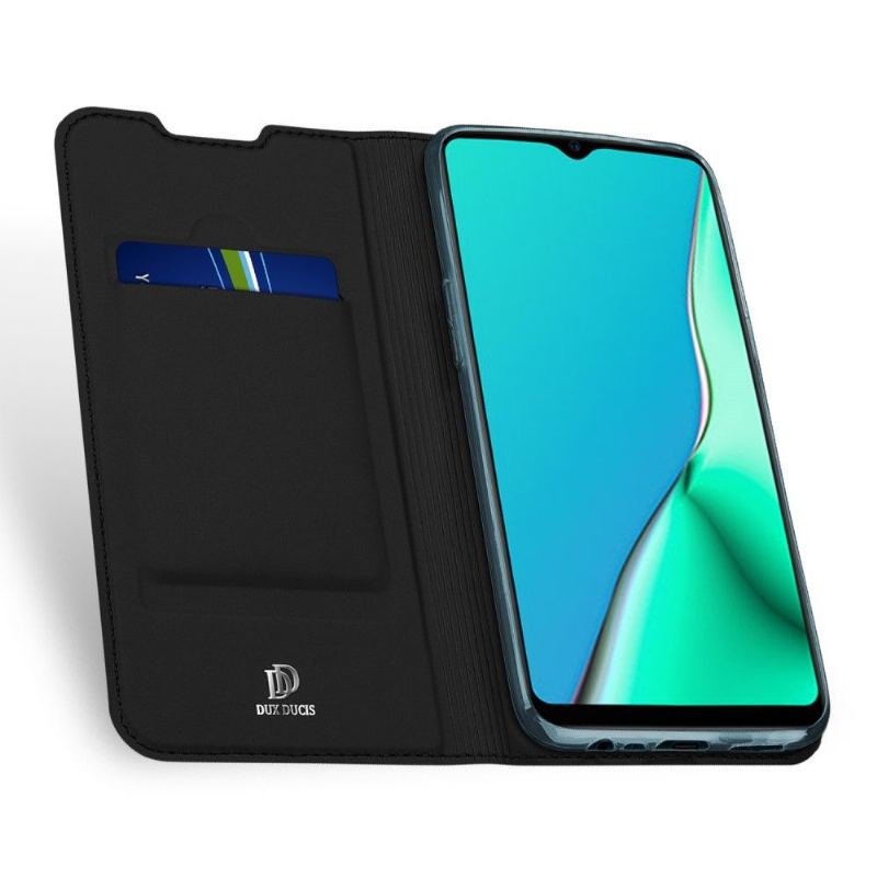 Folio-fodral För Oppo A9 2020 Satinbeläggning