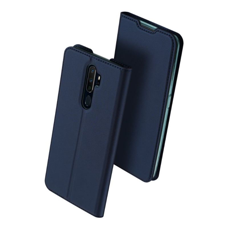 Folio-fodral För Oppo A9 2020 Satinbeläggning