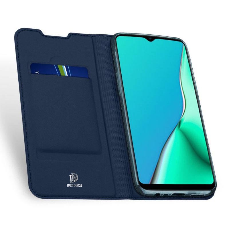 Folio-fodral För Oppo A9 2020 Satinbeläggning