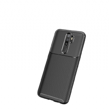 Skal För Oppo A9 2020 Bedrijf Gel Carbon Fiber Style