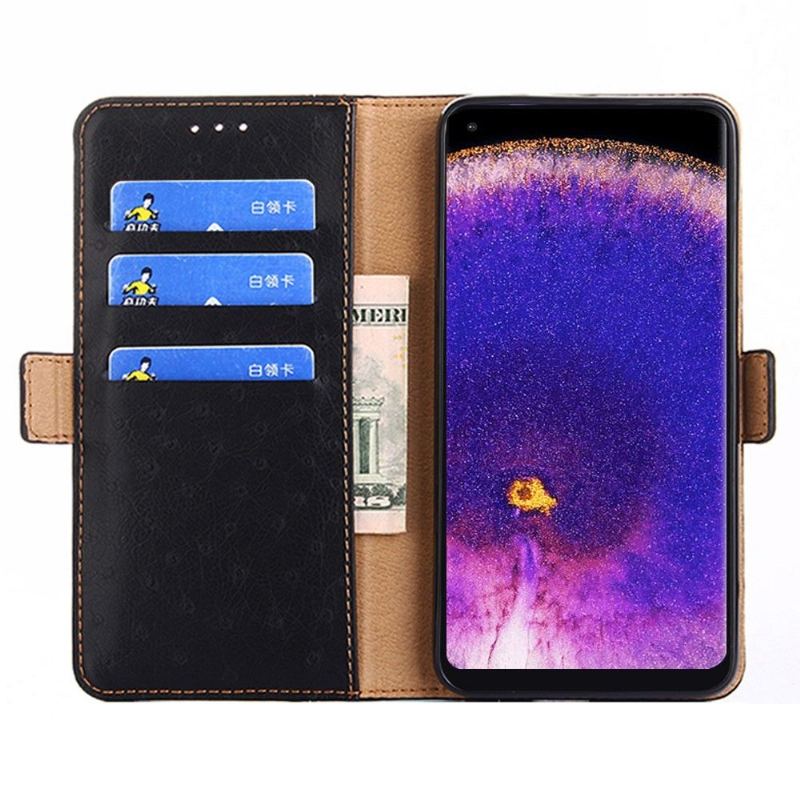 Fodral Case För Oppo Find X5 Pro Fallskydd Folio-fodral Ulrich Faux Leather Folio