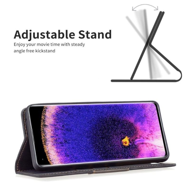 Fodral För Oppo Find X5 Pro Folio-fodral Binfen Color Flip Konstläder