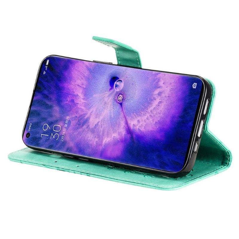 Folio-fodral För Oppo Find X5 Pro Fallskydd Stödfunktion Fjärilar