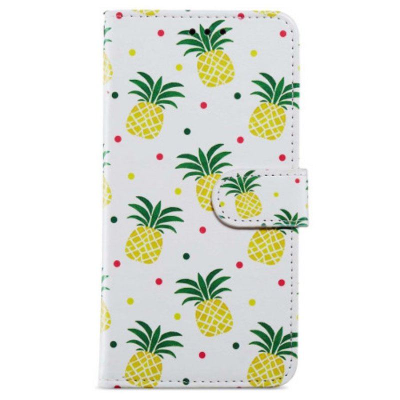 Fodral iPhone 15 Med Kedjar Ananas Med Rem