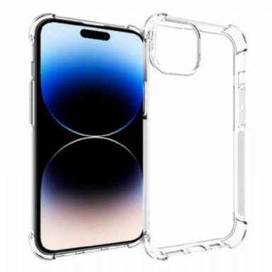 Skal iPhone 15 Transparenta Förstärkta Hörn