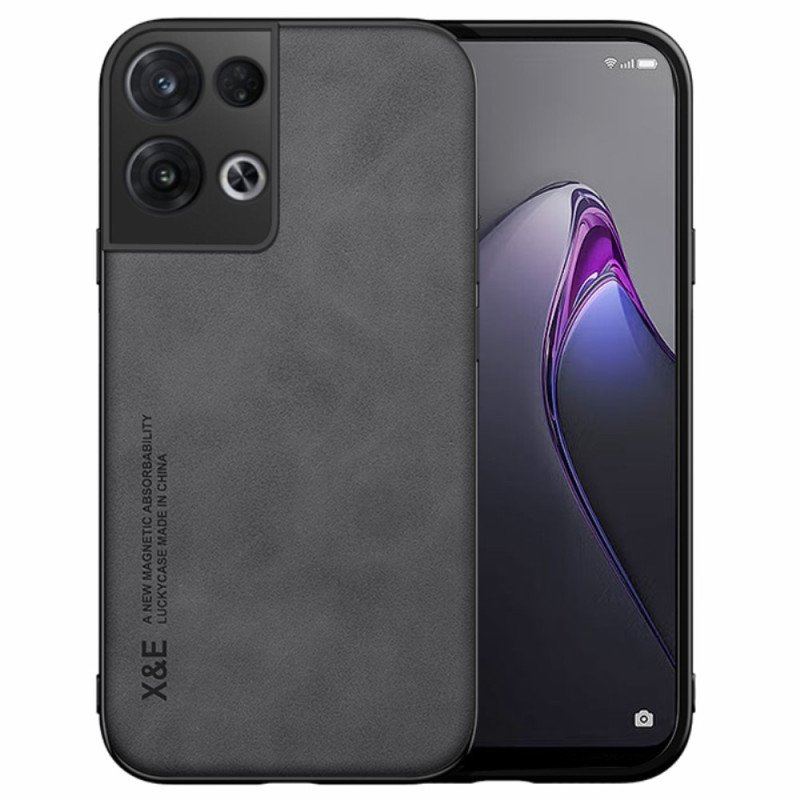 Skal Oppo Reno 8 X&e Lädereffekt